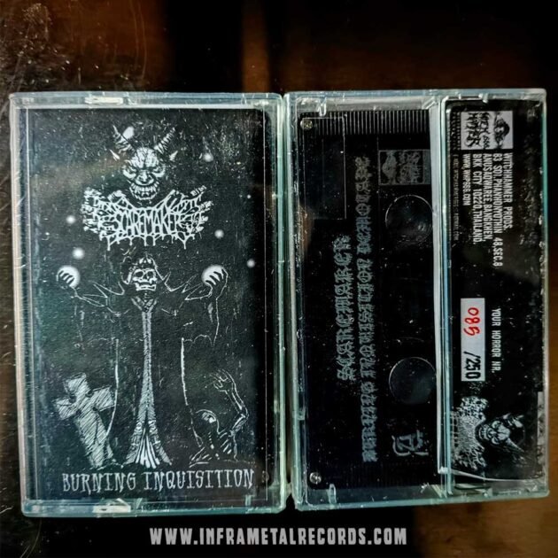 Scaremaker - Burning Inquisition tape black death thrash metal USA