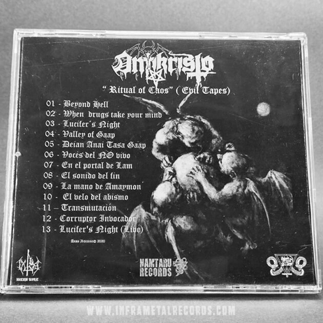 Anticristo - Ritual of Caos Evil Tapes Colombia Black Speed Thrash Metal