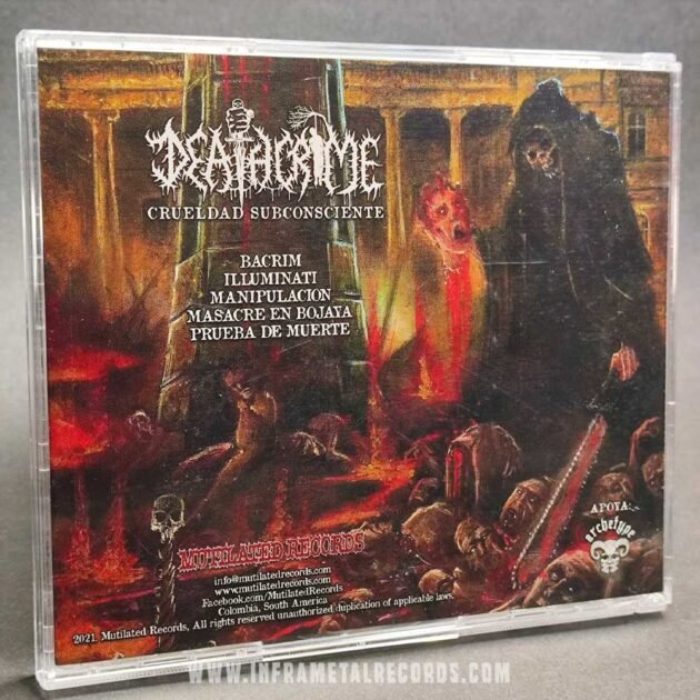 Deathcrime Crueldad Subconsciente death metal colombia