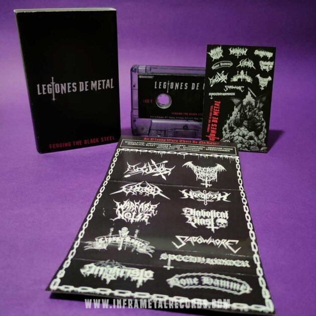 Legiones de Metal Vol III Forging the Black Steel compilation black speed thrash metal