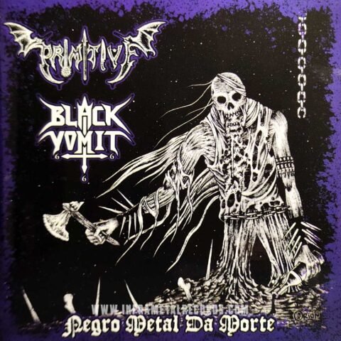 black vomit 666 primitive negro metal da morte split black thrash metal colombia brazil