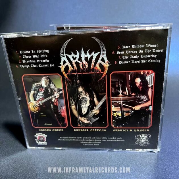 Arma Brazilian Genocide speed metal brazil cd inframetal records