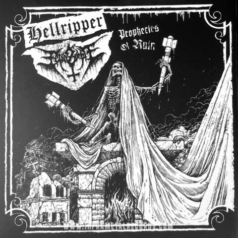 Hellripper FetidZombie - Prophecies of Ruin split cd black speed death metal mark riddick uk usa