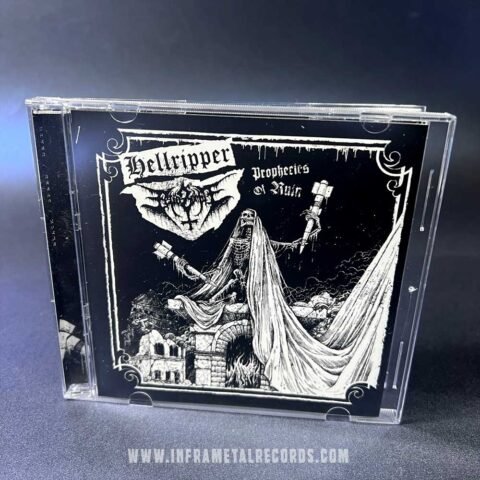 Hellripper FetidZombie - Prophecies of Ruin split cd black speed death metal mark riddick uk usa