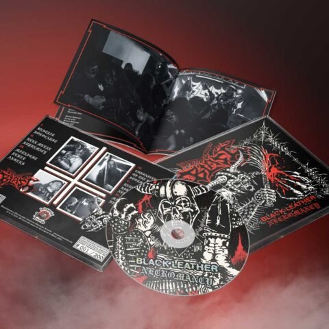 Blast black leather necromancy cd black thrash metal inframetal records mexico