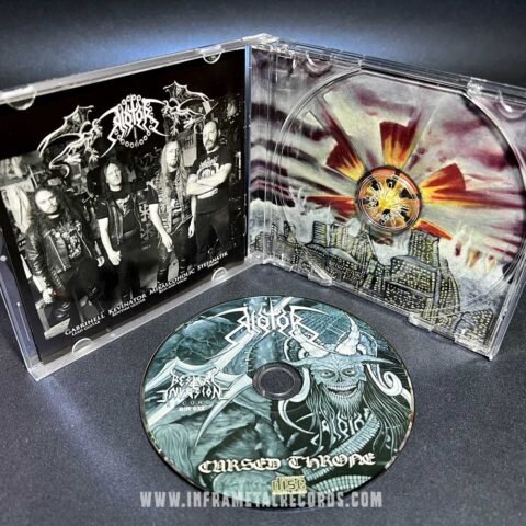 riotor cursed throne canada death thrash metal cd