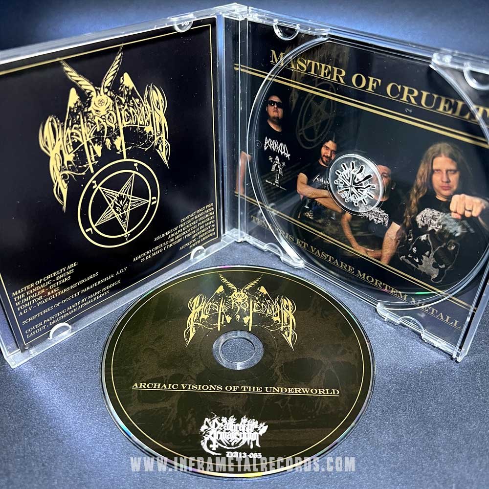 Master of Cruelty Archaic Visions of the Underworld black death thrash metal paraguay cd