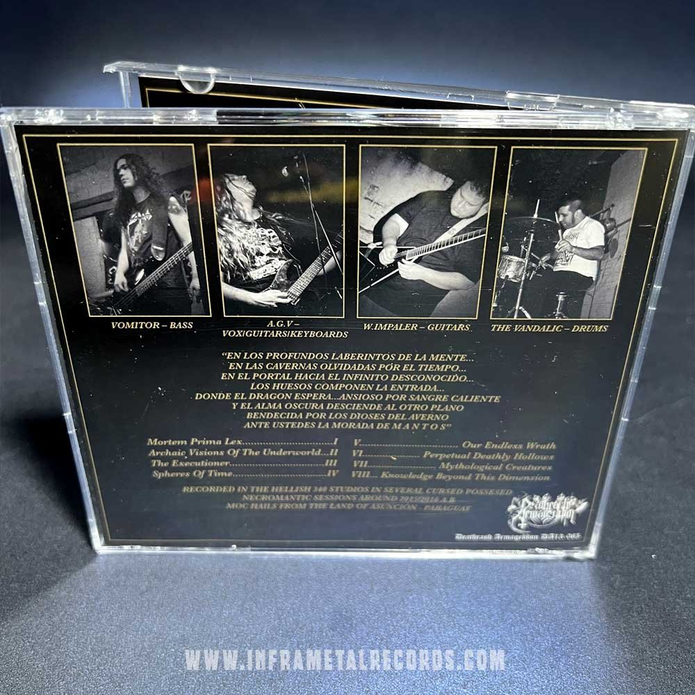 Master of Cruelty Archaic Visions of the Underworld black death thrash metal paraguay cd