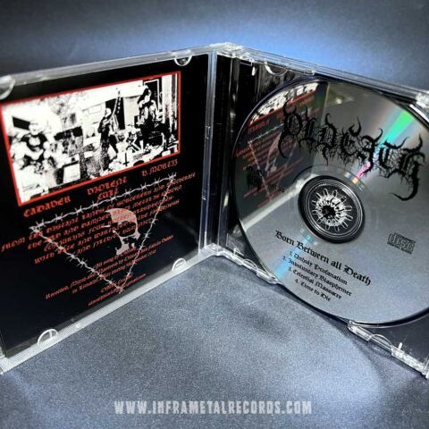 Oldeath born between all dead black metal chile CD