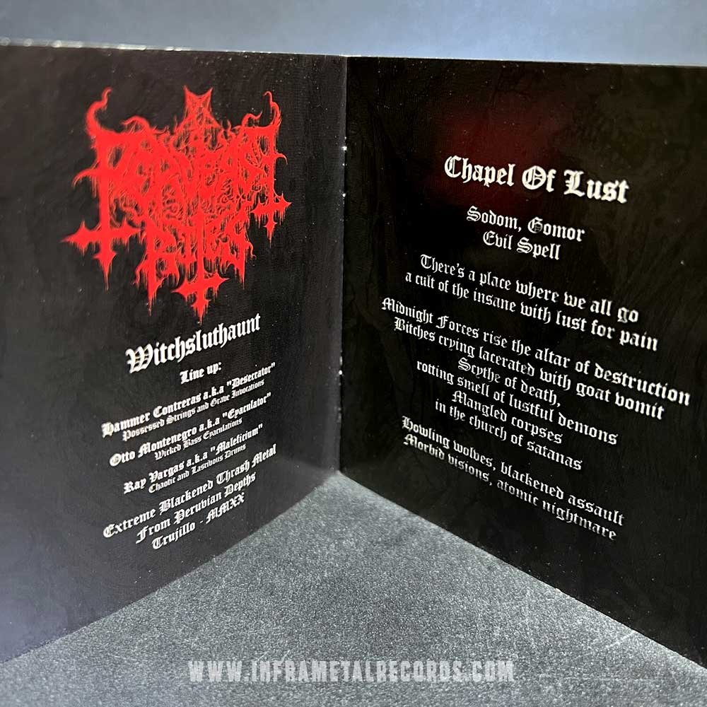 Perverse Rites Witchsluthaunt cd black thrash peru